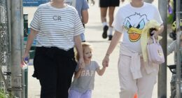 Rebel Wilson and Ramona Agruma enjoyed a family outing in Los Angeles on Sunday. Both pictured