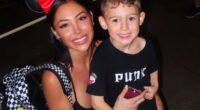 Reece Hawkins' ex London Goheen sparked engagement rumours over the weekend after her beau Tosh Berman shared this photo of the model sporting a huge diamond ring while at Disneyland with son Stone