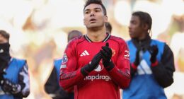 Man United midfielder Casemiro can trigger a one-year extension in his contract if he starts 35 games in all competitions this season