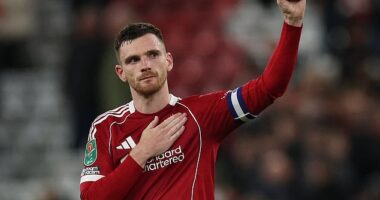 Andy Robertson could move to Tottenham for just £5million in the January transfer window