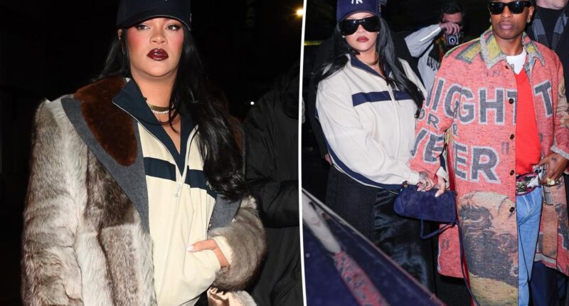 Rihanna wears $3K YSL jacket to support boyfriend A$AP Rocky at 'SNL' afterparty