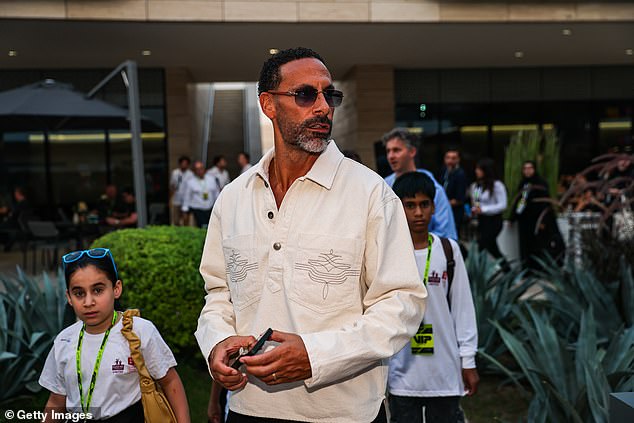 Rio Ferdinand (pictured) has accused former Manchester United team-mates Paul Scholes and Nicky Butt of getting 'personal' with Lisandro Martinez