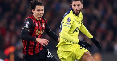 Rodrigo Bentancur suffered a knee injury while playing at Bournemouth last week