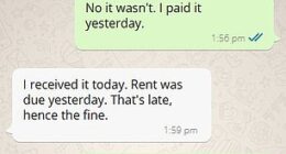 A 'rogue' landlord, known as Martin, has sparked outrage for charging a tenant an 'insane' fee after receiving her rent money one day late