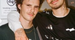 Romeo Beckham made a bold statement in his 2025 Instagram round-up - by choosing to snub his estranged older brother Brooklyn (pictured in one of the shots with brother Cruz, 21)