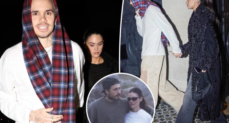 Romeo Beckham is all smiles on PDA-packed outing with girlfriend Kim Turnbull as family rift deepens