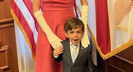 Casey DeSantis, the wife of Florida Governor Ron DeSantis, has recently been spotted in her finest formal attire to several high-profile events