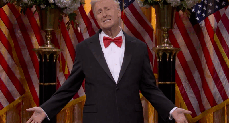 SNL cold open skewers Trump’s obsession with winning prizes – and taking other people’s: ‘I love me!’