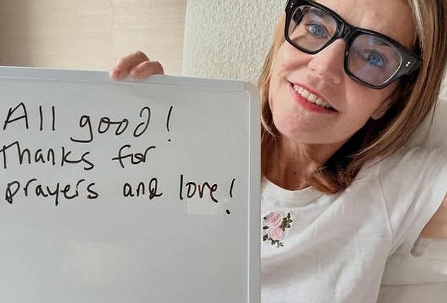 Savannah Guthrie is recovering after undergoing surgery on her vocal cords