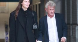Sean Penn, 65, and much-younger girlfriend, 30, hold hands on rare public outing after Golden Globes