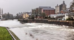 Devon and Cornwall police have confirmed a man in his 40s is missing and his next of kin have been informed. Pictured: The River Exe where the man vanished