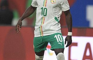 Sadio Mane (pictured) will hope to lead Senegal to victory against Mohamed Salah's Egypt in their Africa Cup of Nations semi-final