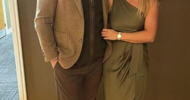 Stuart Hogg confirmed his relationship with Leonna Mayor with this post in January 2024