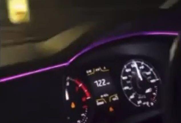 Shocking footage shows Seat Leon racing through suburban roads at 122mph... 'uploaded by teen' who was killed in horrific head-on smash just hours later: Clip now part of police probe into crash that left four dead