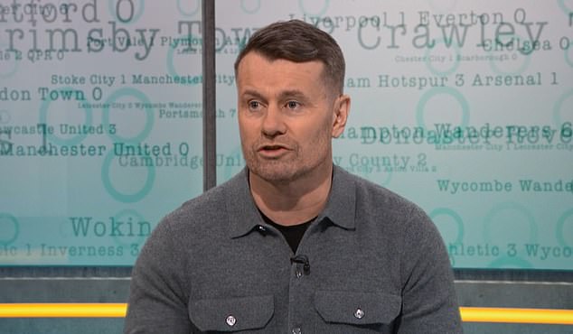 Shay Given described Wilfried Nancy's Celtic tenure as 'an absolute Holocaust' live on TV (pictured above on Final Score on Saturday when using the word)