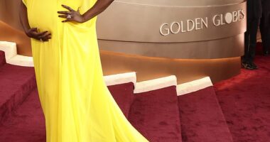 Wunmi Mosaku has revealed she's pregnant with her second child as she debuted her baby bump at the 83rd annual Golden Globe Awards in Los Angeles on Sunday