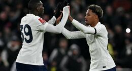 Tottenham duo Wilson Odobert and Randal Kolo Muani were involved in a car crash on Tuesday