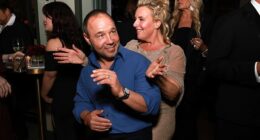 Stephen Graham and Hannah Walters were spotted dancing the night away at the Netflix afterparty where he was also joined by his co-stars on Sunday