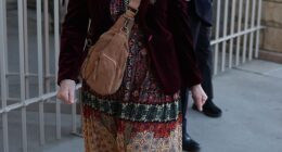 Stone-faced Melissa Gilbert was seen walking into her husband's pretrial hearing on Tuesday, arriving nearly an hour early before it was due to start