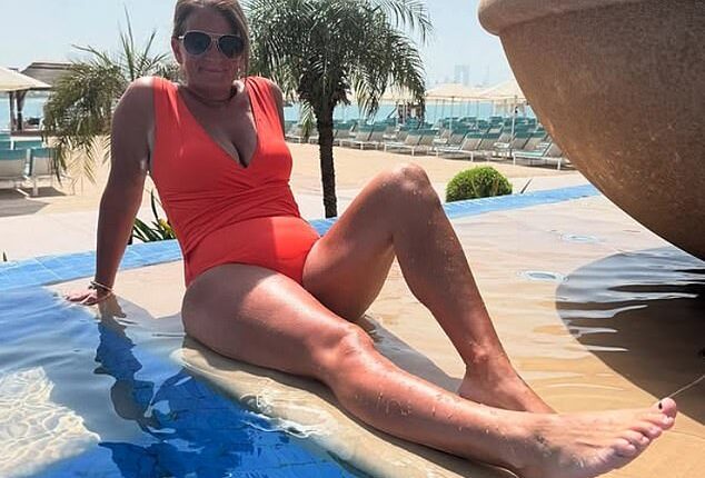 Sue Bradford has revealed how she has dropped a whopping 3st without restoring to weight loss jabs  (Pictured in December)