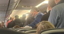 Texas Senator Ted Cruz has once again become the subject of ruthless internet commentators after he was spotted on a plane to California on Tuesday as inclement weather threatens his state