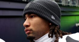 Texans’ C.J. Stroud Catches Stray During AFCCG