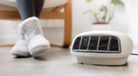 Fan heaters can be expensive to run and are usually best avoided unless you are spending most of your time in just one room