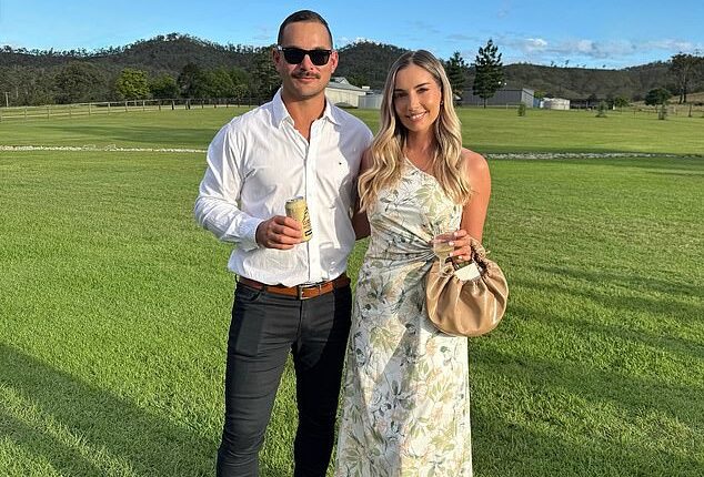 Bec Cvilikas could be heading for The Block for the 2026 season - and fans of the show are not happy. Pictured with fiancé Kody Griggs