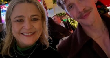 The Traitors cast let their hair down as they kick off celebrations after Stephen Libby (pictured right with Harriet Tyce) and Rachel Duffy's epic win on Friday