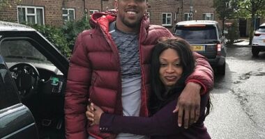 For the parents of some stars, it's a case of home is where the heart is, with boxer Anthony Joshua's mother Yeta Odusanya among those who have opted to stay in their humble abodes