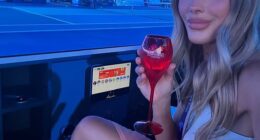 Bec Judd (pictured) has cemented herself as the queen of the WAGs with her glamorous appearances at the Australian Open over the past week. And the wife of AFL star Chris Judd may be shelling out a pretty penny for her prime position courtside