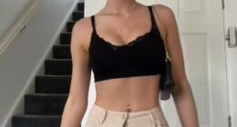 Revealing that you have no friends has become a growing trend online, with hundreds of TikTok users, including UK-based Amy Mulligan, pictured, revealing their reasons as to why