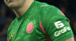 Stockport goalkeeper Ben Hinchcliffe was left with egg on his face after a bizarre error leading to an own goal