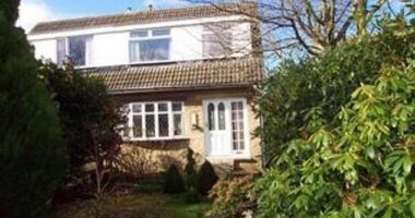 Sidrah Nosheen had been living a seemingly ordinary life in a rented suburban semi (pictured) in the quiet village of Wyke, on the outskirts of Bradford