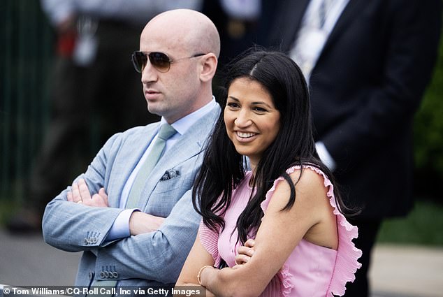 The power couple loved by Trump and loathed by liberals: Stephen Miller has vowed to oversee the biggest deportation in US history and even allies say he has the 'bedside manner of Himmler'... and his wife is no shrinking violet either!