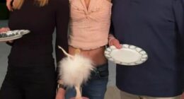 Nicola Peltz-Beckham is leaning into a 'childlike identity', a psychotherapist has claimed (Nicola is pictured at her ballerina-themed 31st birthday with her parents)