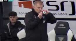 Neil Lennon was spotted popping a pouch under his lip while managing Dunfermline in the Scottish Cup