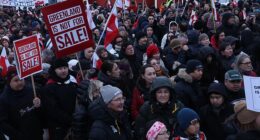 The IMF has warned 'trade tensions could flare up' amid the row over Greenland