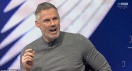 Jamie Carragher has dismissed Gareth Southgate's chances of becoming Man Utd boss