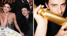 Timothée Chalamet Cuts Kylie Jenner Out Of Golden Globes Post After Their Fight Was Exposed