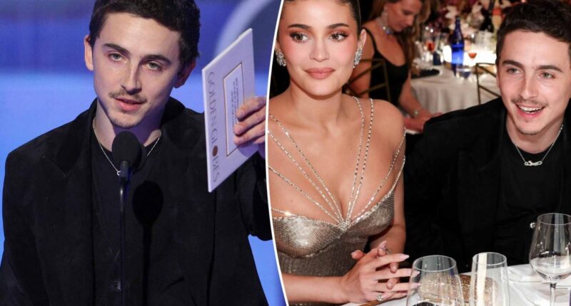 Timothée Chalamet gives sweet nod to ‘partner’ Kylie Jenner in Golden Globes 2026 speech