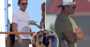 Tom Brady hangs with Leonardo DiCaprio, Vittoria Ceretti on yacht after sparking romance rumors with Alix Earle