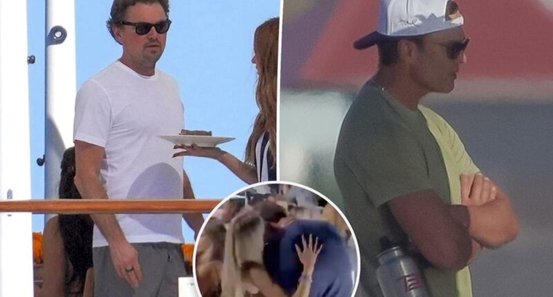 Tom Brady hangs with Leonardo DiCaprio, Vittoria Ceretti on yacht after sparking romance rumors with Alix Earle