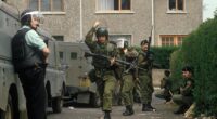 British Troops under fire during the Troubles in Northern Ireland in the 1980s. New legislation being introduced by the Government will aim to create a new framework for addressing Troubles-related deaths