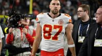 Travis Kelce and the Kansas City Chiefs were beaten by the Las Vegas Raiders on Sunday