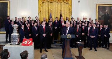Trump Scores Unique Gifts While Having Fun at WH With Stanley Cup Champions – RedState