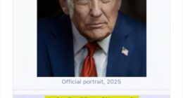 President Donald Trump posted this doctored image on his Truth Social on Saturday