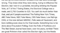 Trump demands criminal probe into pollsters