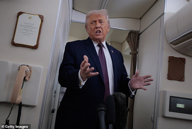 Trump devoted 450 words Sunday to railing about efforts to stop his ballroom project