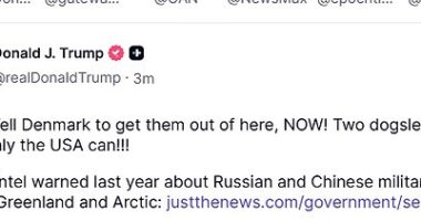 Donald Trump compared Greenland's defenses to 'two dogsleds'